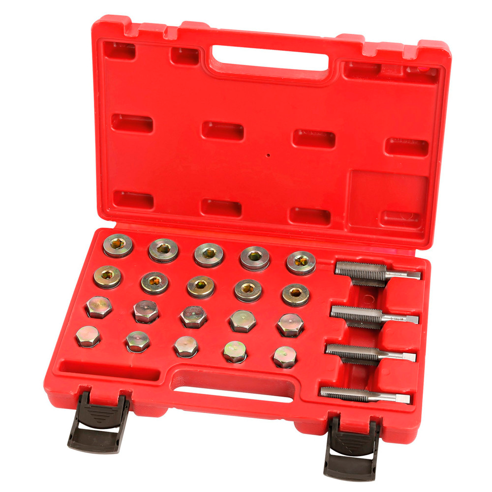 Kit reparación rosca de tapón de cárter M13/M15/M17/M20, 64 piezas aprox. - Imagen 2