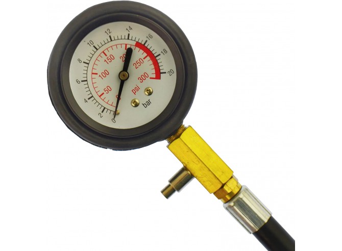 Compresimetro de combustible gasolina con manómetro y adaptadores - Imagen 3