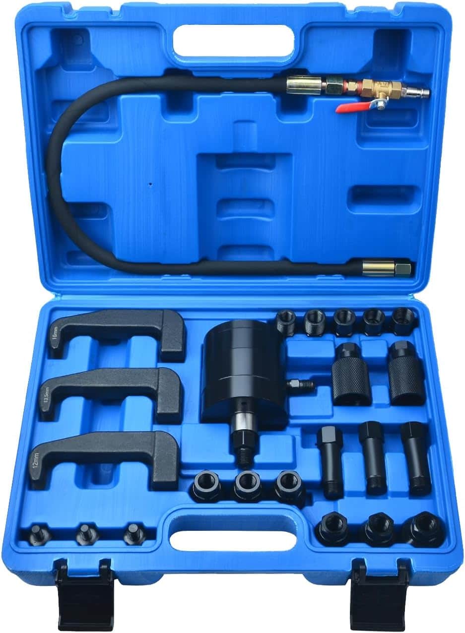 24 Piezas Extractor de inyectores de Combustible Diesel Herramientas de extensión para extraer el inyector