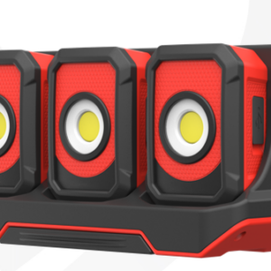 Tres focos de led MULTI-LIGHT SYSTEM 2100lm recargables